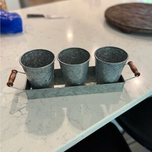 Pottery Barn Serving display